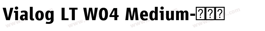 Vialog LT W04 Medium字体转换 Vialog LT W04 Medium字体转换